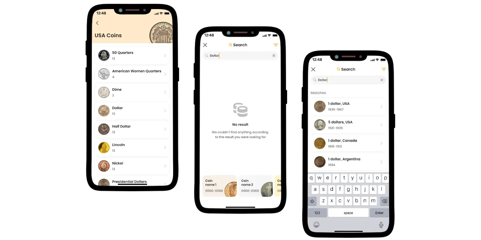 Coin ID Scanner app demonstrated.